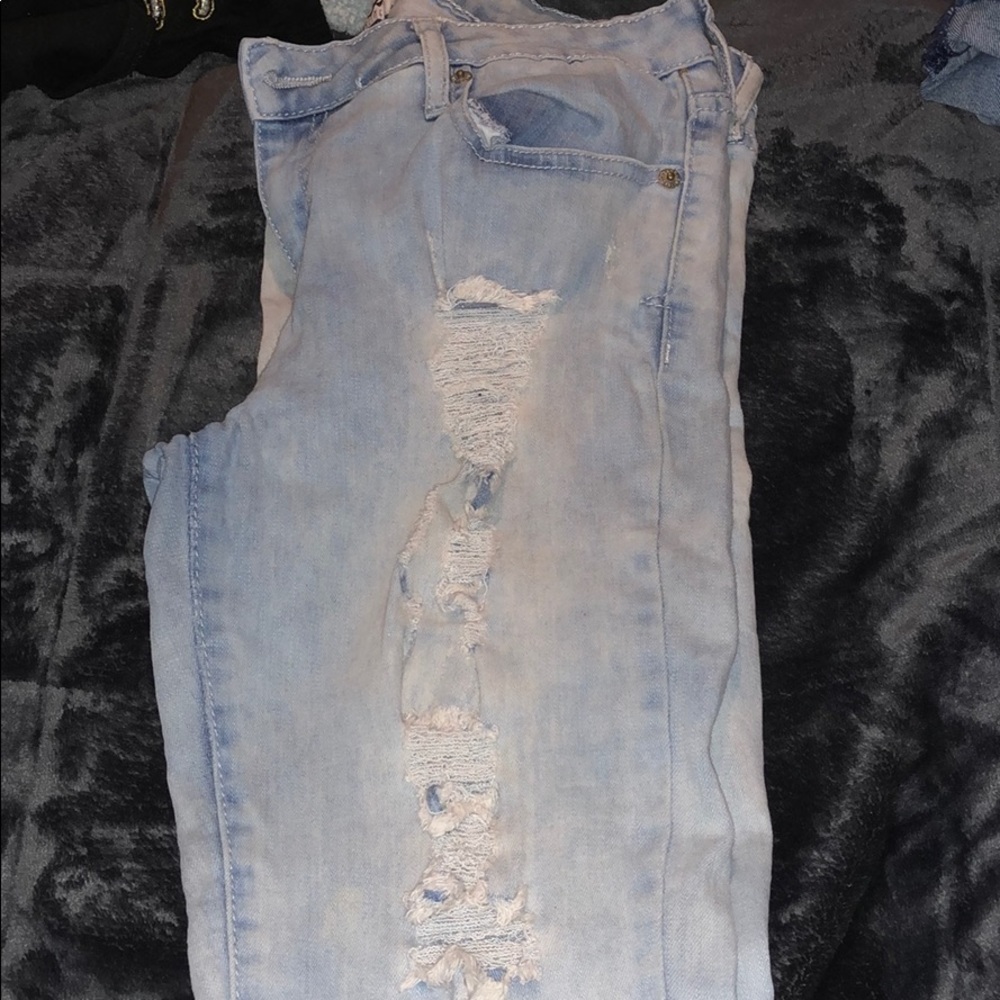 Light blue jeans